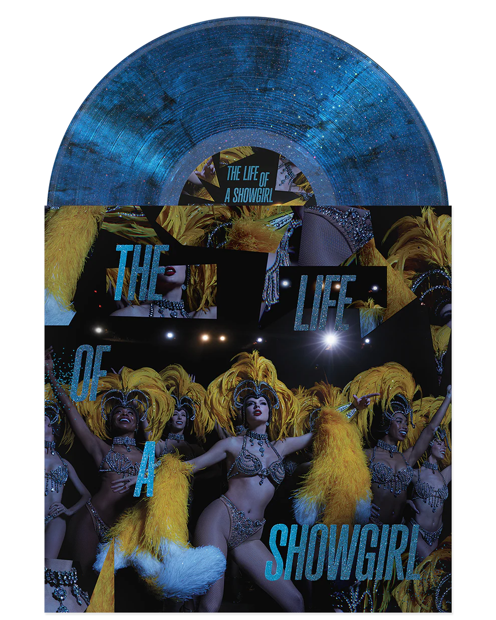 Taylor Swift - Life Of A Showgirl Blue Glitter LP