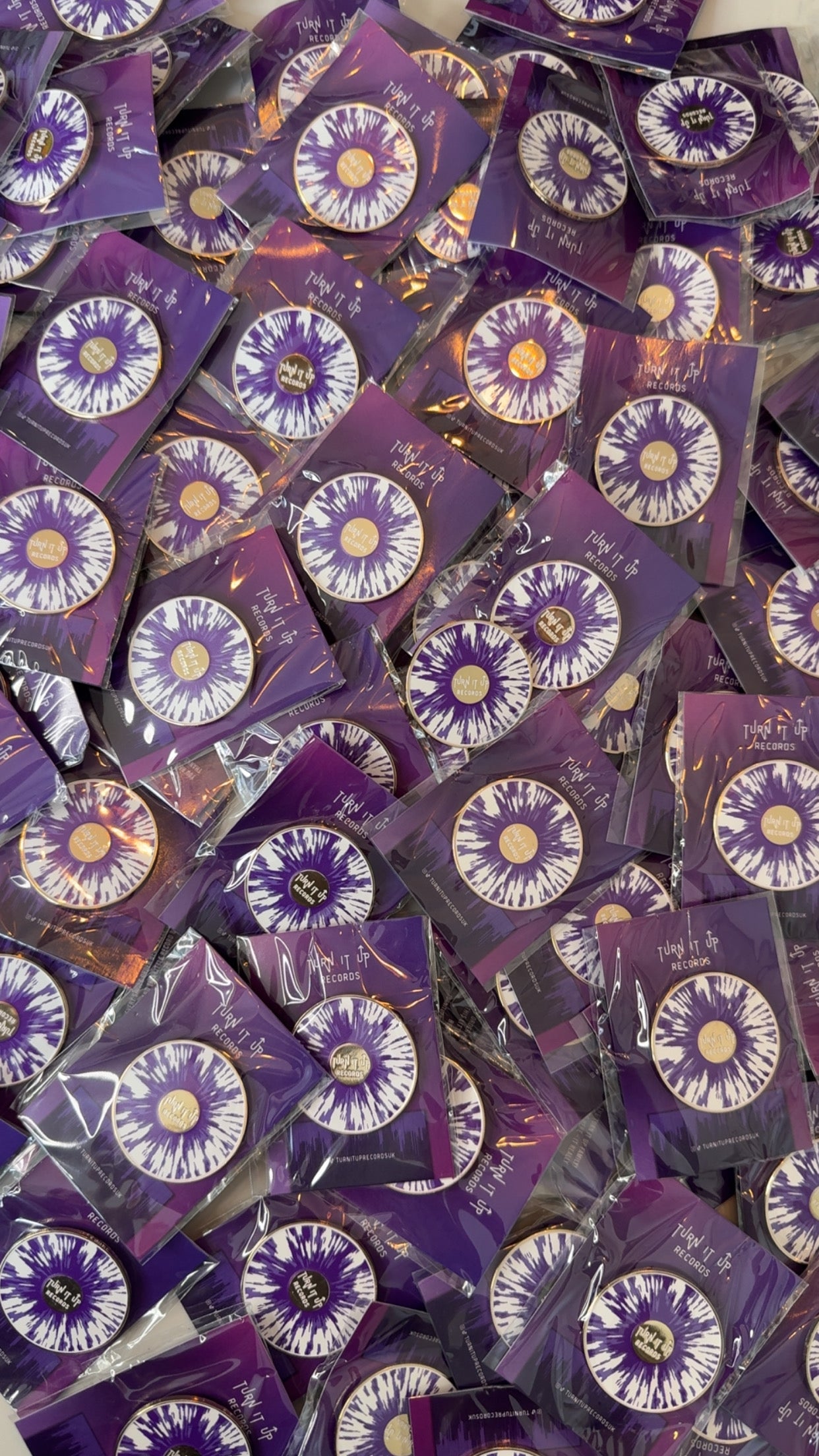 TURN IT UP CHARITY PIN