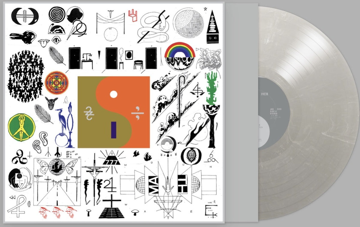 Bon Iver - 22, A Million (10th Anniversary Edition) Frosted Silver vinyl LP with sleeve