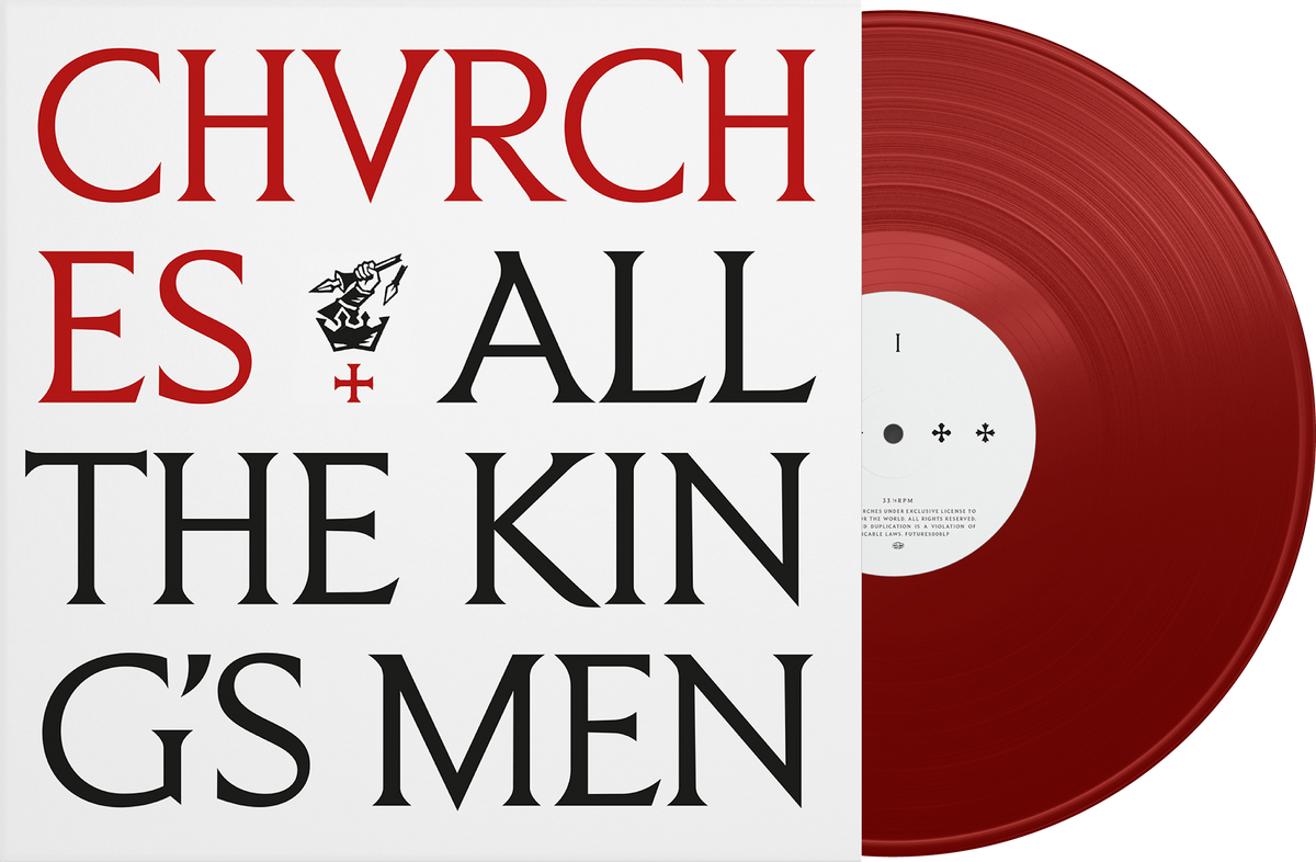 CHVRCHES - All The King's Men Indie Exclusive Apple vinyl LP with sleeve