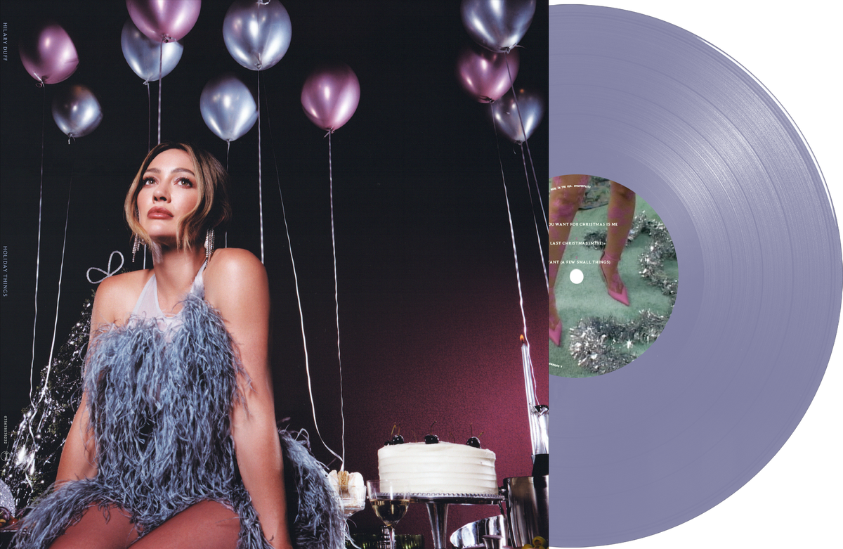 Hilary Duff - Holiday Things Periwinkle vinyl LP with sleeve