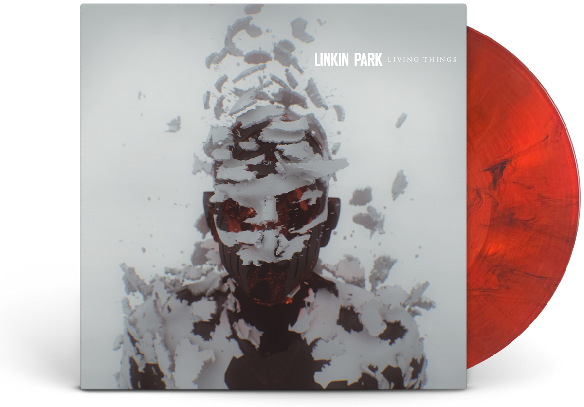 Linkin Park - Living Things Red Smoke 1LP vinyl with sleeve