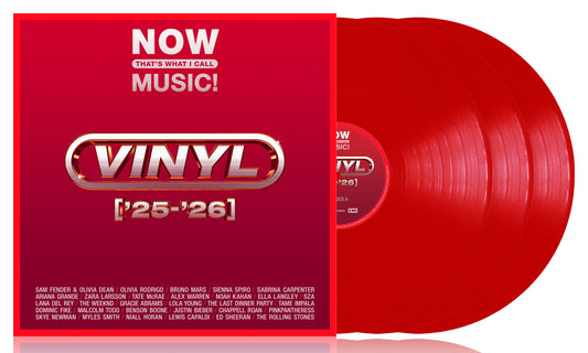 NOW That's What I Call Music! Vinyl 25-26 Red 3LP with sleeve