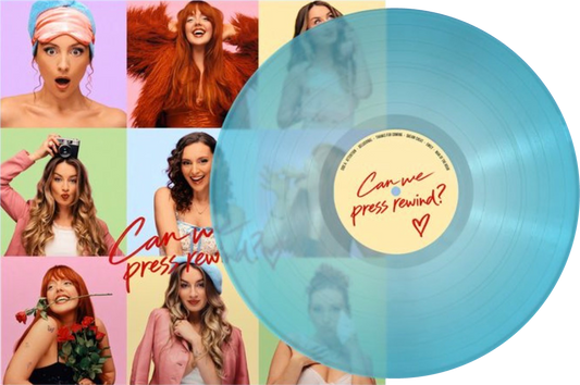 Remember Monday - Can We Press Rewind transparent blue vinyl LP with sleeve