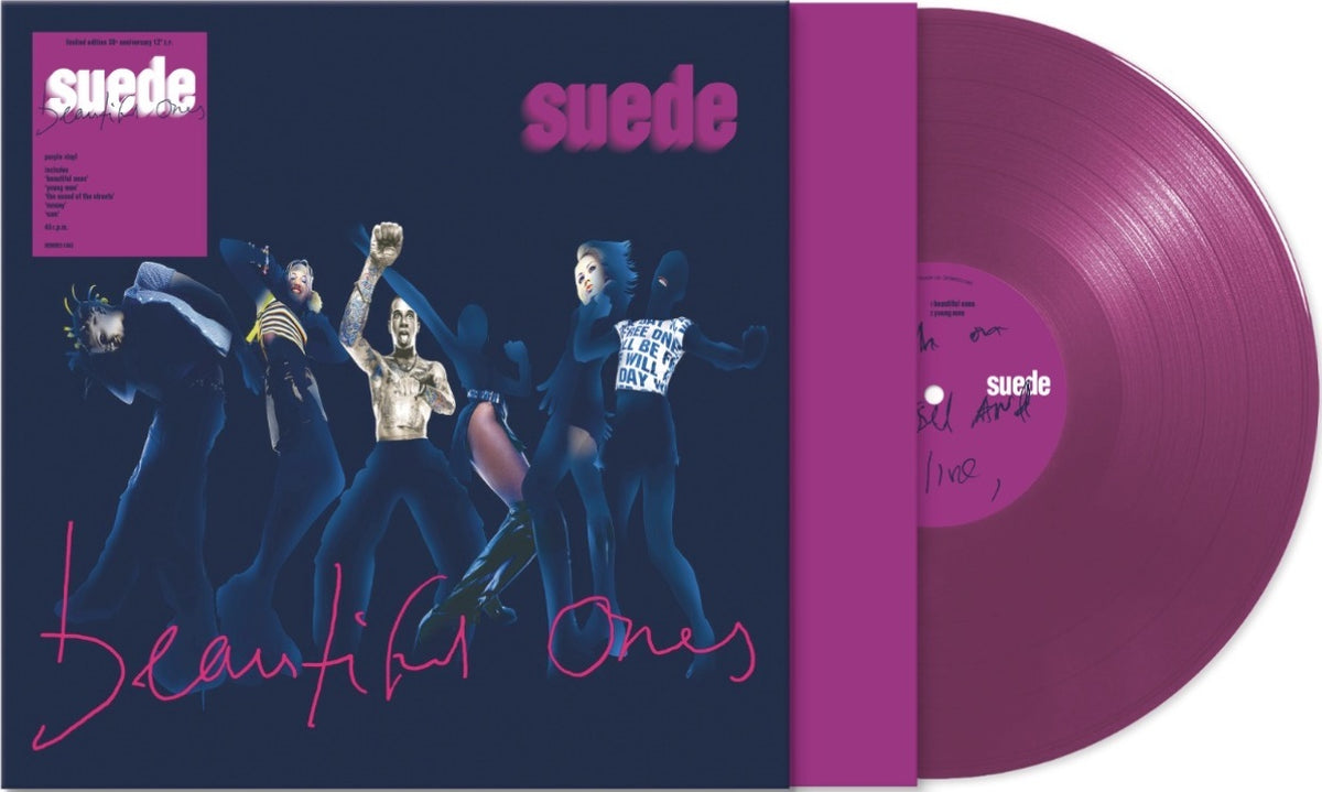 Suede - Beautiful Ones purple 12" EP vinyl with sleeve