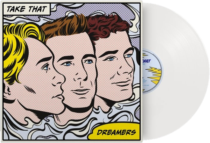 Take That - Dreamers white vinyl LP with gatefold sleeve